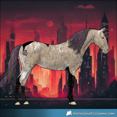 Horse Color:Void Painted Classic Cream Champagne Ice Tobiano 