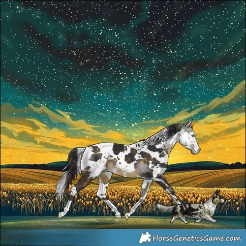 Horse Color:Buckskin Harlequin Merle 