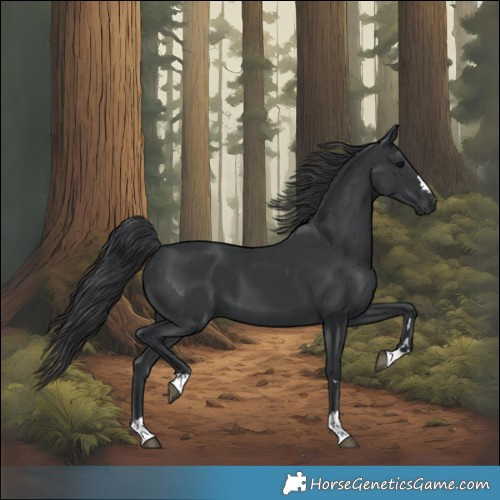 Horse Color:Black 