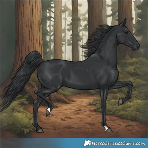 Horse Color:Black 