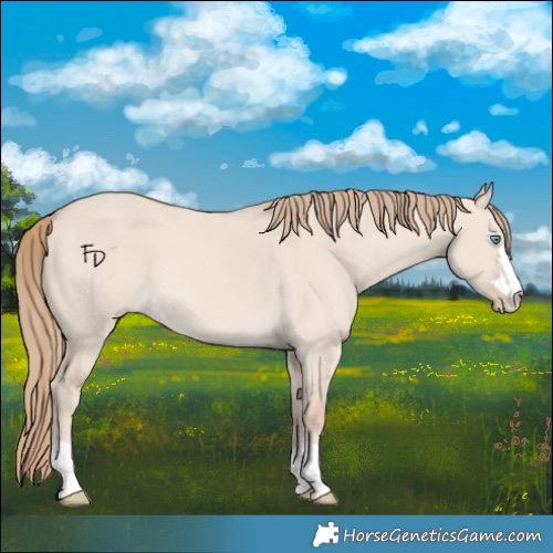 Horse Color:Smoky Creme Dun
