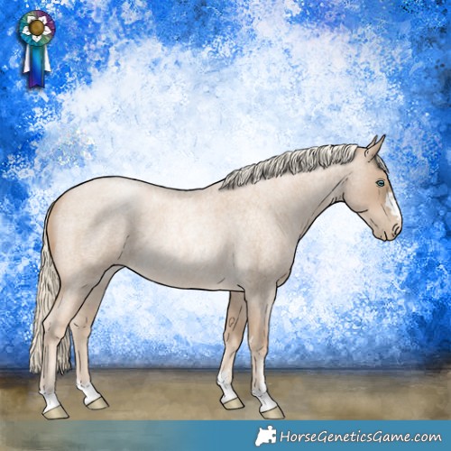 Horse Color:Chocolate Palomino Roan Pearl Rabicano