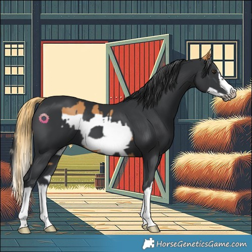 Horse Color:Chestnut Splash Frame  and Black Splash Frame 