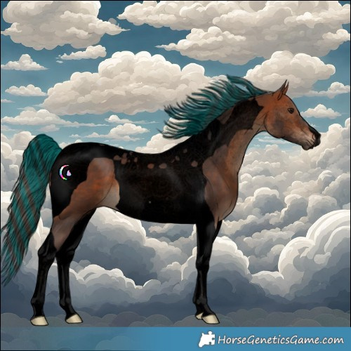 Horse Color:Void Painted Bay Tobiano 