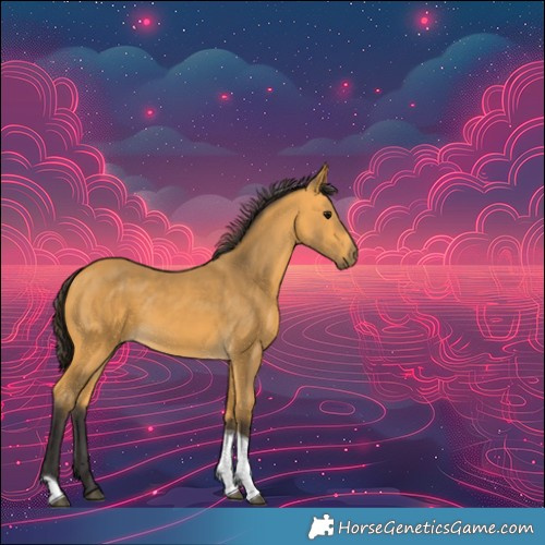 Horse Color:Buckskin Tobiano 