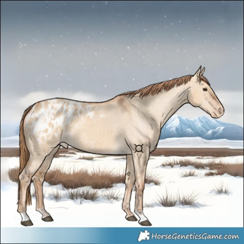 Horse Color:Red Dun Appaloosa and Red Dun Appaloosa