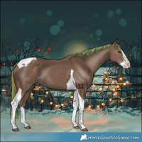 Horse Color:Painted Silver Black Splash Tobiano 