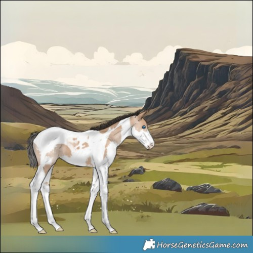 Horse Color:Bay Dun Splash Tobiano 