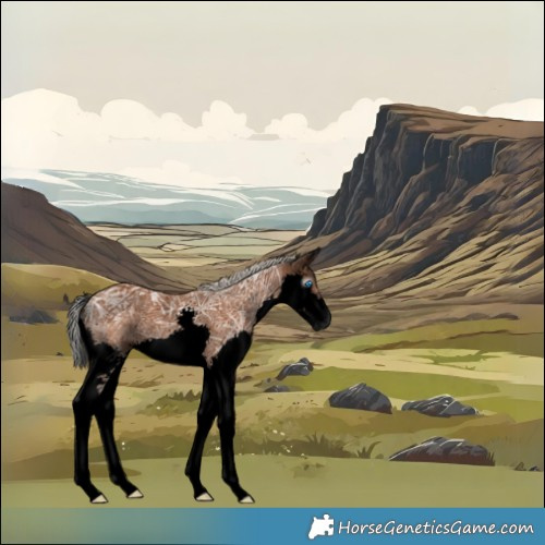 Horse Color:Gray Void Silver Bay Ice Splash 