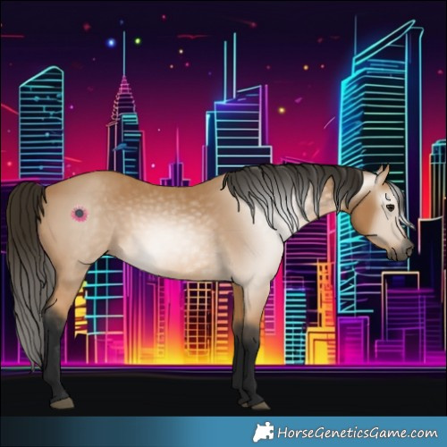 Horse Color:Gray Buckskin 