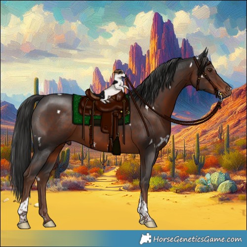 Horse Color:White Spotted Liver Chestnut Tobiano 