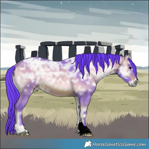 Horse Color:Watercolor Brown Ice Onyx 