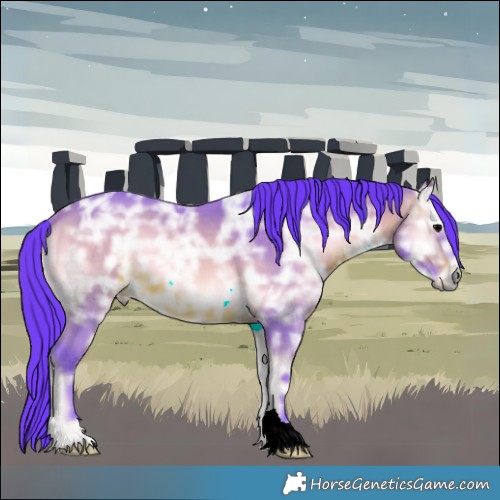 Horse Color:Watercolor Brown Ice Onyx 