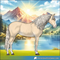 Horse Color:Palomino Dun Splash