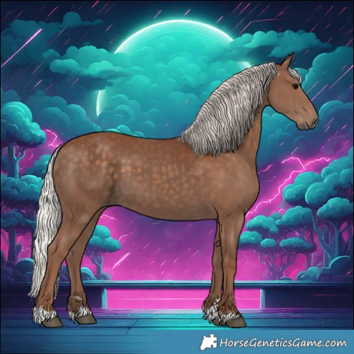 Horse Color:Silver Black
