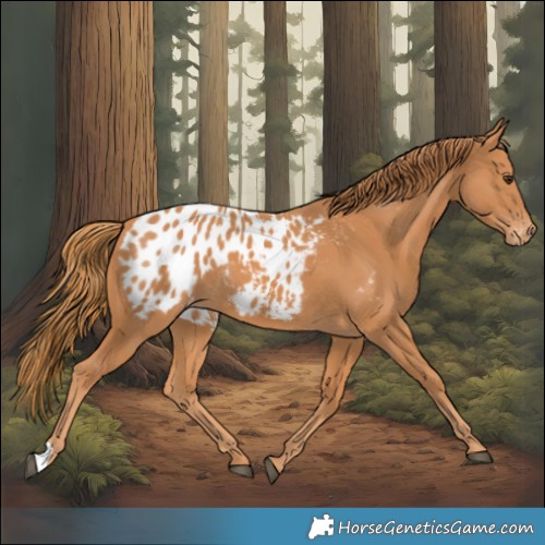 Horse Color:Chestnut Appaloosa