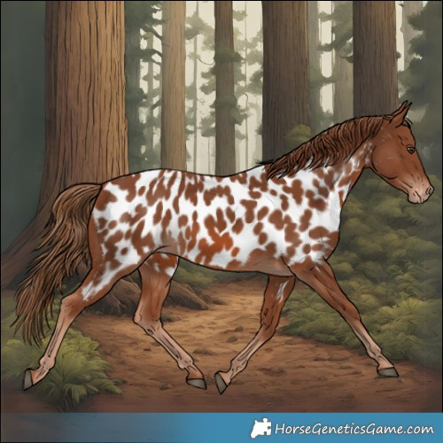 Horse Color:Chestnut Appaloosa 
