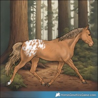 Horse Color:Chestnut Appaloosa