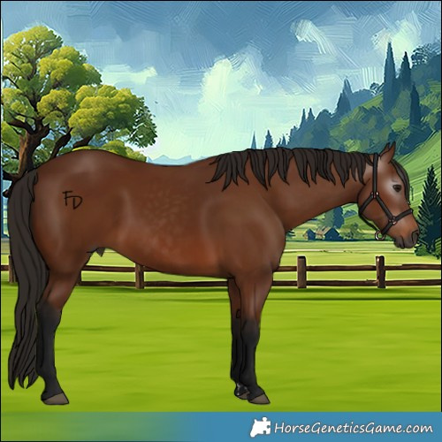 Horse Color:Gray Bay 