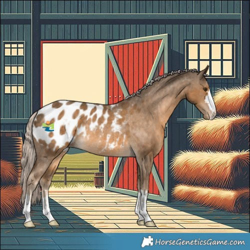Horse Color:Chocolate Palomino Appaloosa Rabicano 