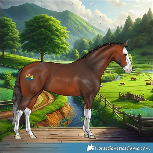 Horse Color:Bay Splash 