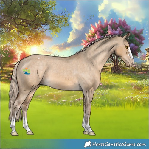 Horse Color:Chocolate Palomino Dun Appaloosa 