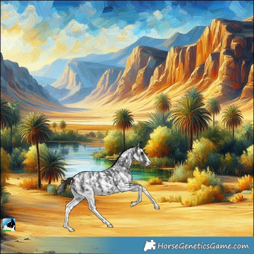 Horse Color:Black Mushroom Sabino 