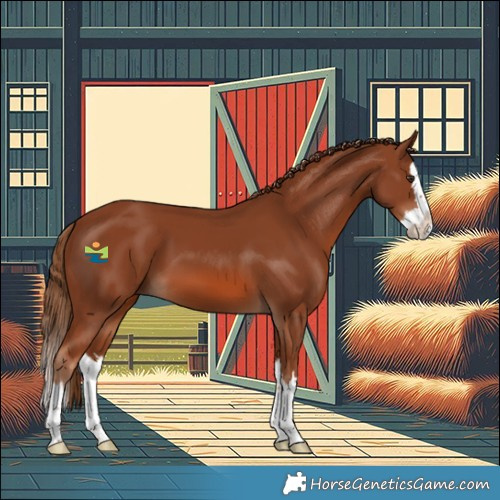 Horse Color:Chestnut Splash 