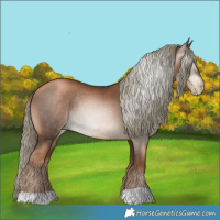 Horse Color:Gray Liver Chestnut Pearl Mushroom 