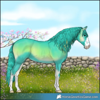 Horse Color:Watercolor Blue Onyx