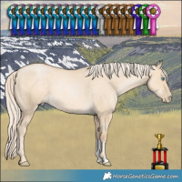 Horse Color:Palomino Pearl Dun 