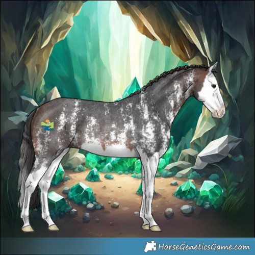 Horse Color:Brown Sabino Splash Rabicano 