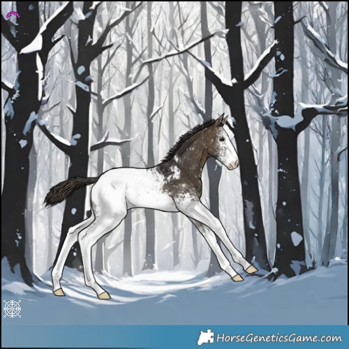 Horse Color:White Spotted Buckskin Appaloosa 