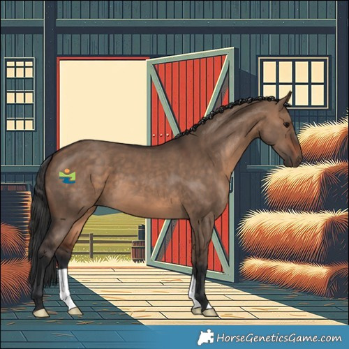 Horse Color:Brown Dun 