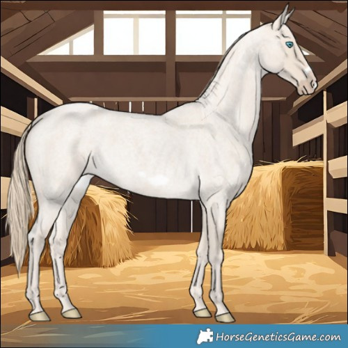 Horse Color:Smoky Creme Roan Frame 