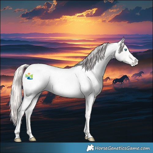 Horse Color:Smoky Creme Roan Appaloosa Rabicano 