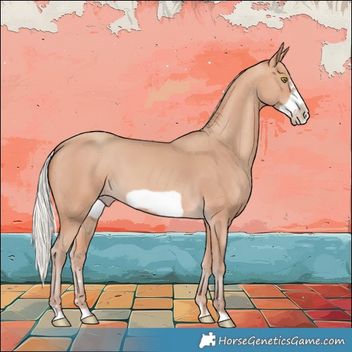 Horse Color:Silver Amber Champagne Frame