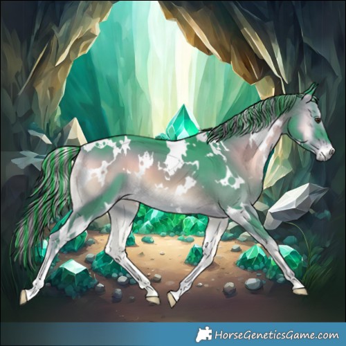 Horse Color:Painted Watercolor White Spotted Liver Red Onyx