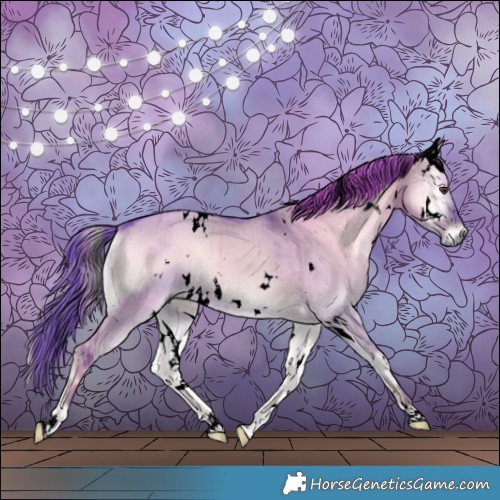 Horse Color:Void Watercolor White Spotted Liver Red Dun Onyx Brindle