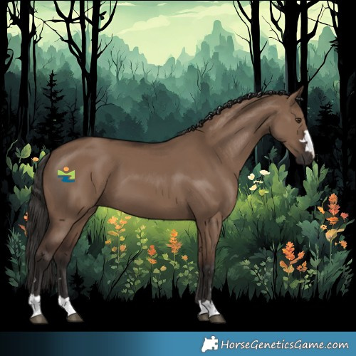 Horse Color:Liver Red Dun