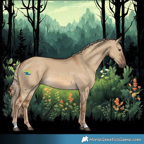 Horse Color:Chocolate Palomino Dun 