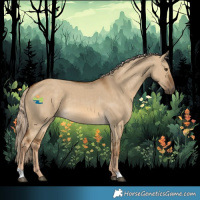 Horse Color:Chocolate Palomino Dun 