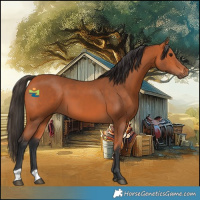 Horse Color:Bay 