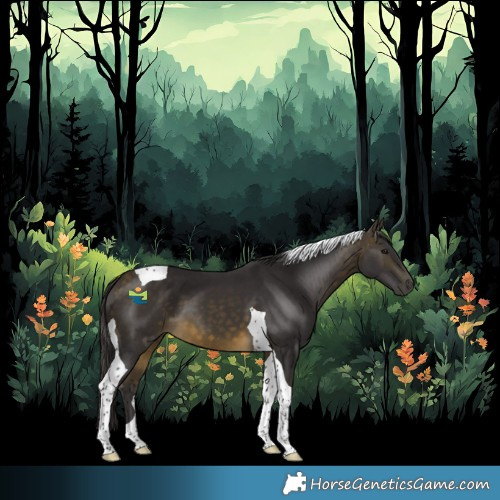 Horse Color:Buckskin Tobiano 