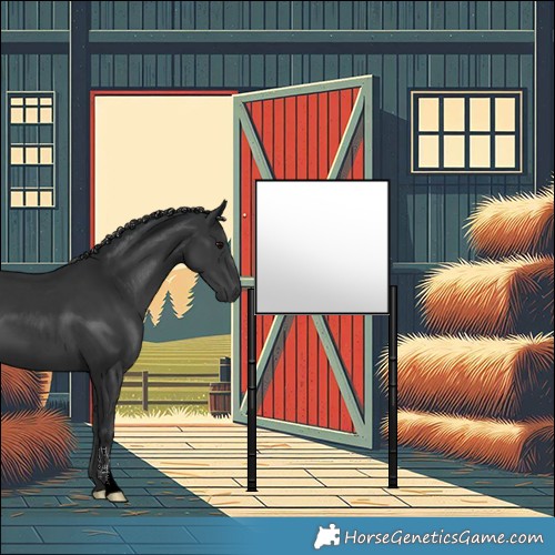 Horse Color:Black 