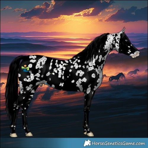 Horse Color:Liver Chestnut Chinchilla Ice Sabino Splash Appaloosa Rabicano 