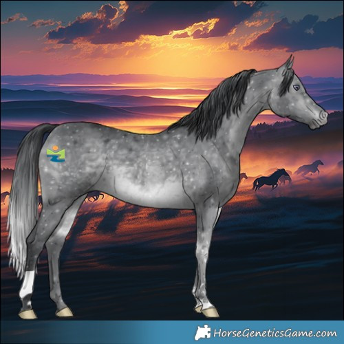 Horse Color:Brown Chinchilla 