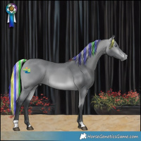 Horse Color:Painted Silver Bay Chinchilla 