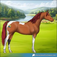 Horse Color:Painted Bay Tobiano