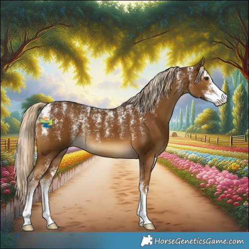 Horse Color:Powder White Chocolate Palomino 